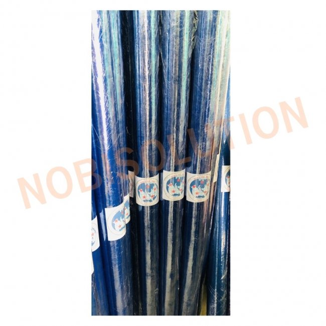 พลาสติกคลุมสินค้า PVC ตราลูกโลก 40mic*54"*70y