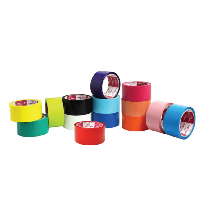 เทป OPP สีต่างๆ สำหรับปิดกล่อง ชนิดกาวอะคริลิค